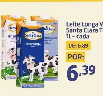 Belem Supermercados Leite longa vida santa clara oferta