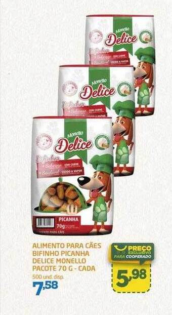 Cooper Alimento para cães bifinho picanha delice monello oferta
