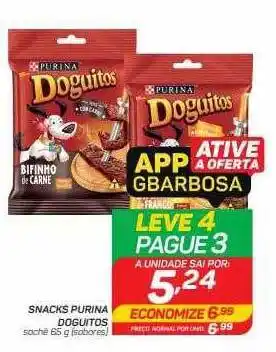 Snacks purina doguitos leve 4 pague 3