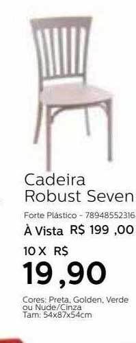 Grupo Formosa Cadeira robust seven oferta