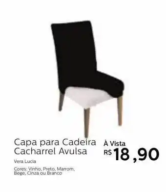 Capa para cadeira cacharrel avulsa