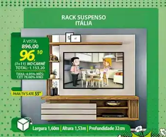 Lojas Cem Rack suspenso italia oferta