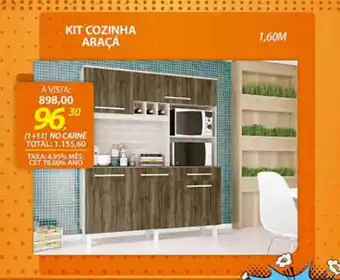 Lojas Cem Kit cozinha araçá oferta