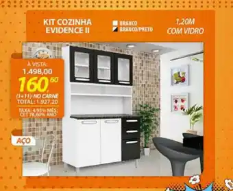 Lojas Cem Kit cozinha evidence ii oferta