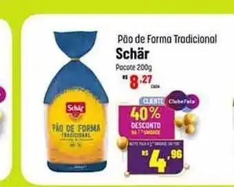Max Atacadista Pão de forma tradicional schär oferta