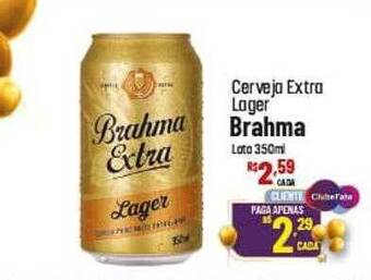 Cerveja extra lager brahma