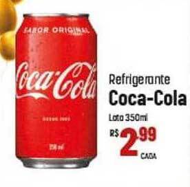 Max Atacadista Refrigerante coca-cola lata 350ml oferta