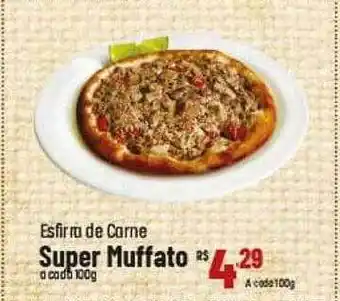 Esfirra de carne super muffato