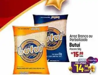 Max Atacadista Arroz branco ou parboilizado butui oferta