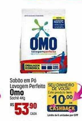 Max Atacadista Sabão em pó lavagem perfeita omo oferta