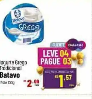 Max Atacadista Iogurte grego tradicional batavo oferta
