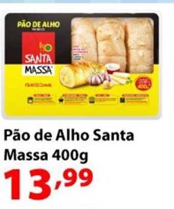Supermercados Tischler Pao de alho Santa Massa 400g oferta