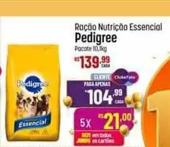 Max Atacadista Ração nutrição essencial pedigree pacote oferta
