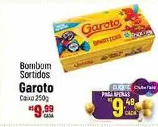 Max Atacadista Bombom sortidos garoto caixa oferta