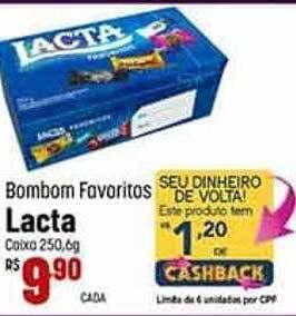 Max Atacadista Bombom favoritos lacta caixa oferta