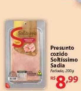 Nacional Presunto cozido soltissimo sadia oferta