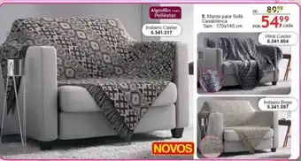 Manta para sofá casablanca