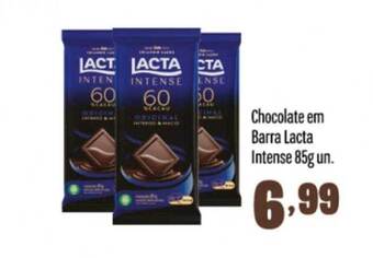 Rede Top Chocolate em barra lacta intense oferta