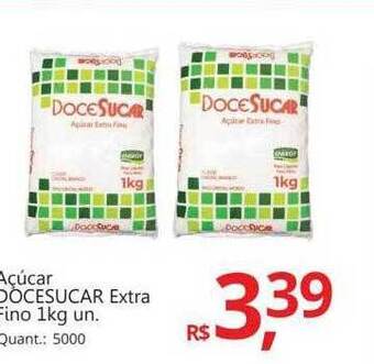 Supermercados Koch Açúcar docesucar extra fino oferta
