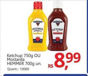 Supermercados Koch Ketchup ou mostarda hemmer oferta