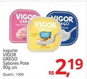 Supermercados Koch Iogurte vigor grego sabores pote oferta
