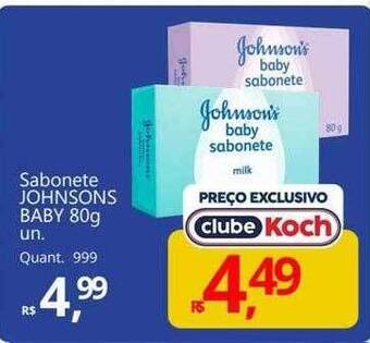 Supermercados Koch Sabonete johnsons baby oferta