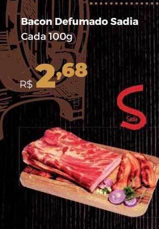 Villarreal Supermercados Bacon defumado sadia oferta