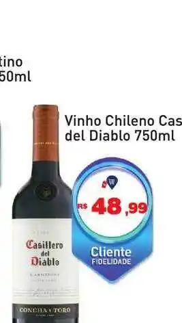 Tonin Superatacado Vinho chileno casilero del diablo oferta