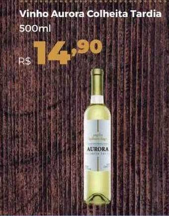 Villarreal Supermercados Vinho aurora colheita tardia oferta