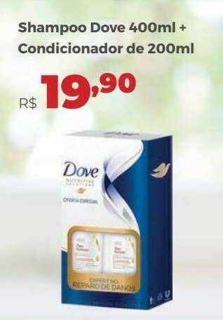 Villarreal Supermercados Shampoo dove + condicionador oferta