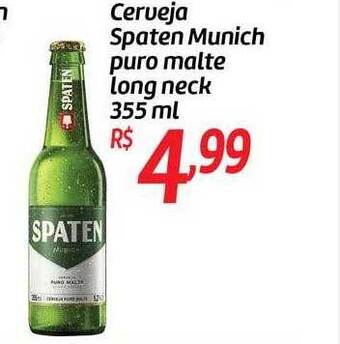 Comper Cerveja spaten munich puro malte long neck oferta
