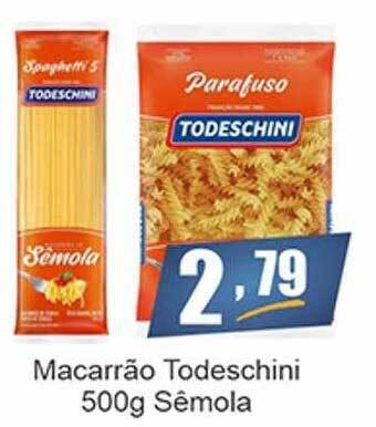 Dubom Supermercados Macarrão todeschini sêmola oferta