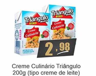Dubom Supermercados Creme culinário triângulo tipo creme de leite oferta