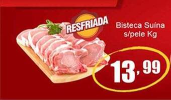 Dubom Supermercados Bisteca suina s pele kg oferta