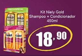 Kit niely gold shampoo + condicionador