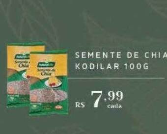 Empório Bahamas Semente de chia kodilar oferta