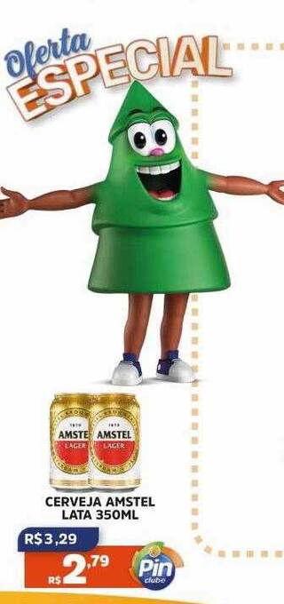 Pinheiro Supermercado Cerveja amstel lata oferta
