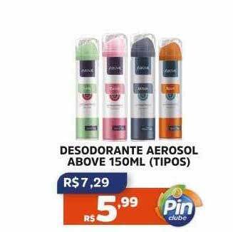 Pinheiro Supermercado Desodorante aerosol above tipos oferta