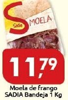 Supermercados Nori Moela de Frango Sadia bandeja 1kg oferta
