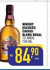 Mercantil Rodrigues Whisky escocês chivas regal oferta