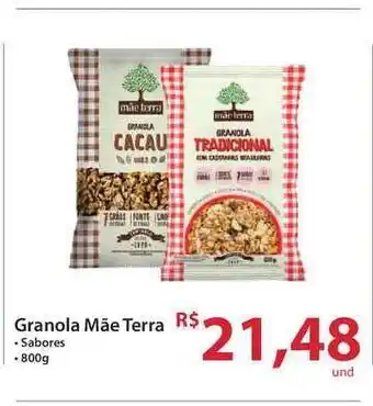 Rebouças Supermercados Granola Mãe Terra 800g oferta
