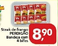 Supermercados Nori Steak de frango Perdigao Bandeja com 4 Bifes oferta