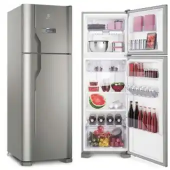 Sipolatti Geladeira electrolux dfx41 duplex, frost free, 371 litros, inox oferta