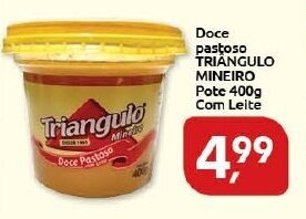 Supermercados Nori Doce pastoso Triangulo mineiro pote 400g com leite oferta