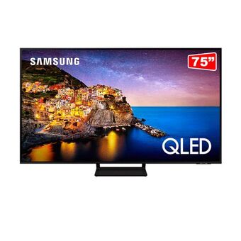 Fujioka Samsung smart tv 75" qled 4k, modo game, processador ia, alexa, wifi qn75q70 | preto oferta