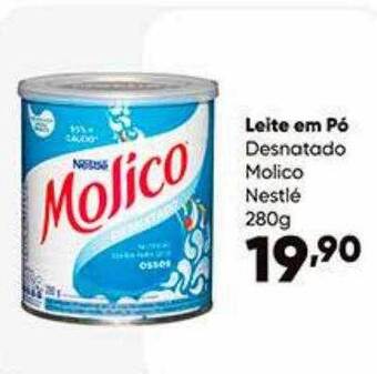 Zaffari Leite em pó desnatado molico nestlé oferta