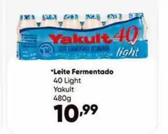 Zaffari Leite fermentado 40 light yakult oferta