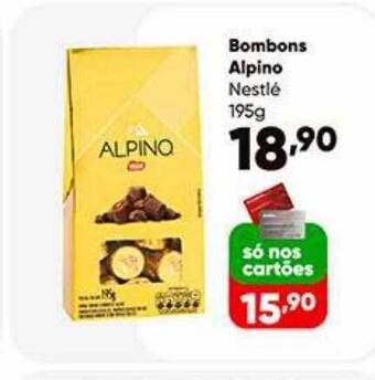 Zaffari Bombons alpino nestlé oferta