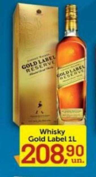 Whisky gold label
