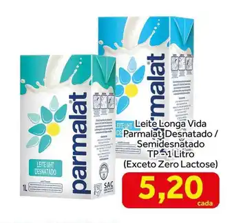 Shibata Supermercados Leite longa vida parmalat desnatado semidesnatado tp exceto zero lactose oferta